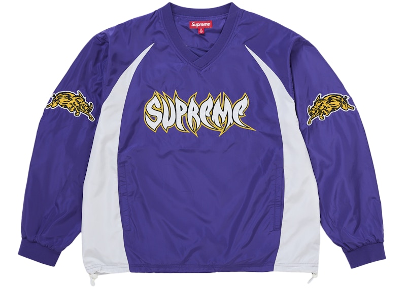 Supreme Warthog Warm Up Pullover Purple