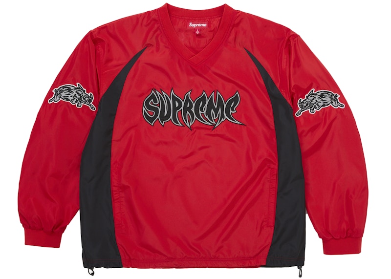 Supreme Warthog Warm Up Pullover Red