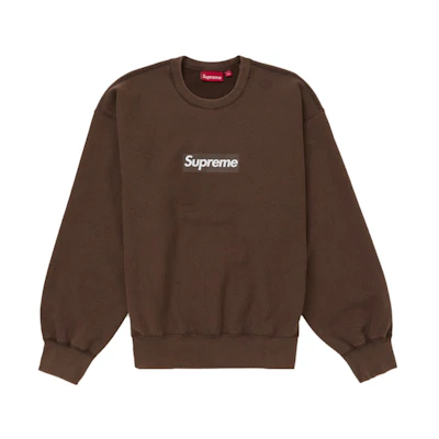 Supreme Washed BOGO Crewneck Brown