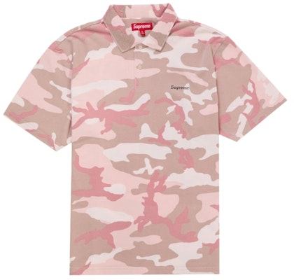 Supreme Washed Camo Polo Pink Camo Buy Supreme Washed Camo Polo Pink Camo