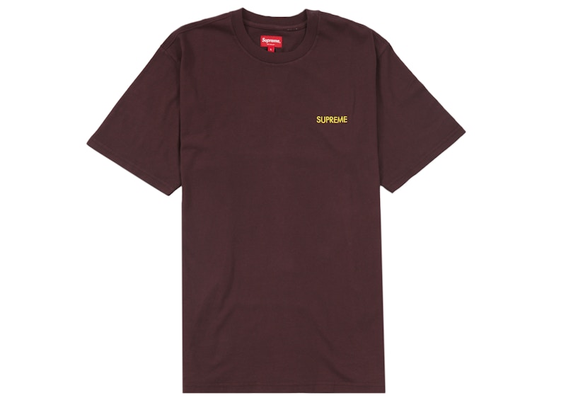 Buy Supreme Washed Capital S/S Top Coklat