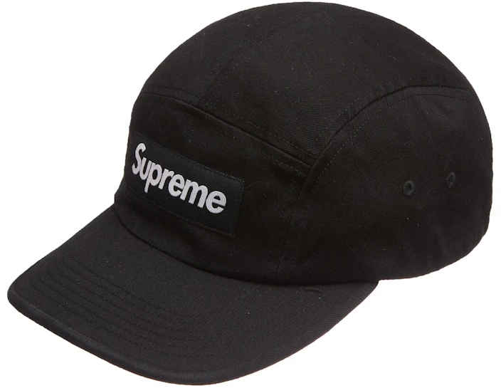 supreme-washed-chino-twill-camp-cap-fw-21-black