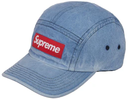 Supreme Washed Chino Twill Camp Cap (FW21) Denim Supreme Washed Chino Twill Camp Cap (FW21) Denim