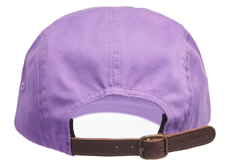 Order Supreme Washed Chino Twill Camp Cap (SS22) 'Purple Muda'