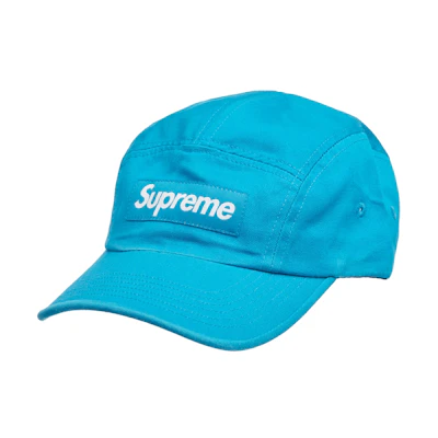 Supreme Washed Chino Twill Camp Cap (SS22) 'Teal'