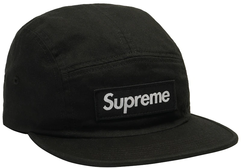 supreme-washed-chino-twill-camp-cap-f-w18-black