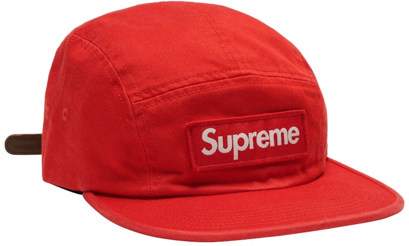 supreme-washed-chino-twill-camp-cap-f-w18-red