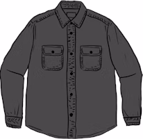 Supreme Washed Corduroy Shirt Black Supreme Washed Corduroy Shirt Black