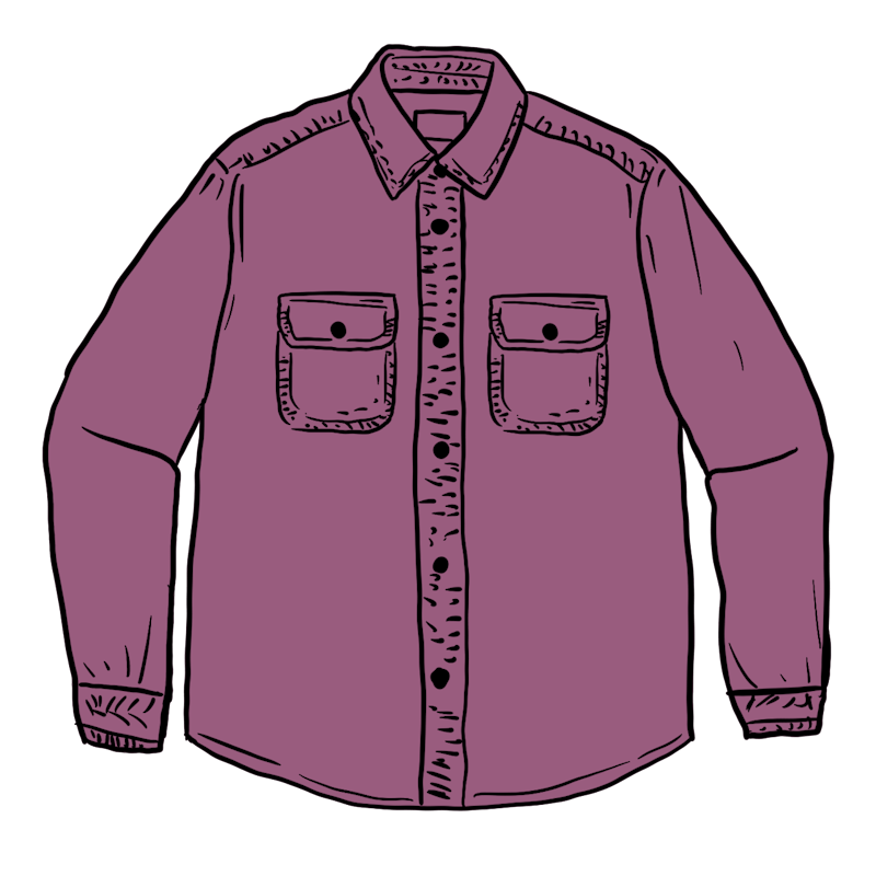 Buy Supreme 水洗灯芯绒衬衫 紫色