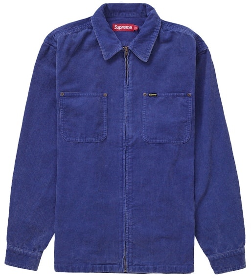 supreme-washed-corduroy-zip-up-shirt-blue