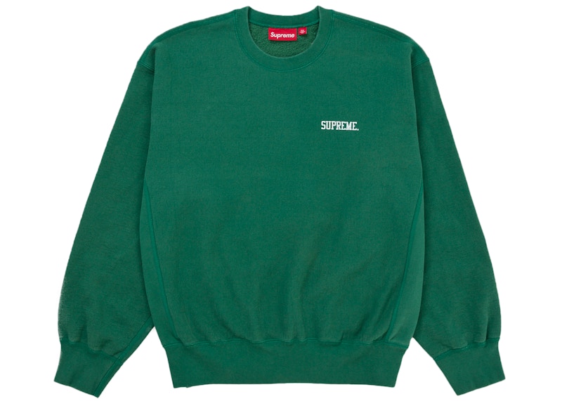 Supreme Washed Crewneck Green