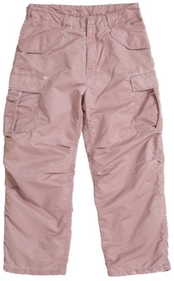 Supreme Pantalón Cargo Satinado Lavado Rosa Empolvado Buy Supreme Pantalón Cargo Satinado Lavado Rosa Empolvado