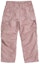Buy Supreme Pantalón Cargo Satinado Lavado Rosa Empolvado