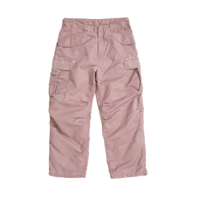 Supreme Washed Flight Satin Cargo Pant Dusty Pink