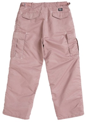 Supreme Pantalón Cargo Satinado Lavado Rosa Empolvado Order Supreme Pantalón Cargo Satinado Lavado Rosa Empolvado