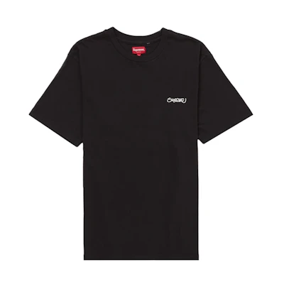 Supreme Washed Handstyle S/S Top (SS22) 'Black'