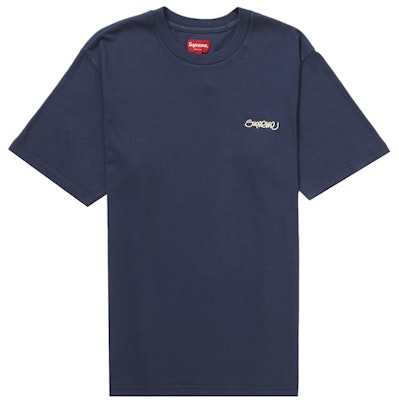 Supreme 水洗手寫風格短袖上衣(SS22)「藍色」 Buy Supreme 水洗手寫風格短袖上衣(SS22)「藍色」