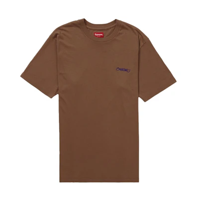 Supreme Washed Handstyle S/S Top (SS22) 'Brown'