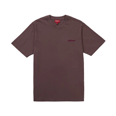 Supreme Washed S/S Tee Brown