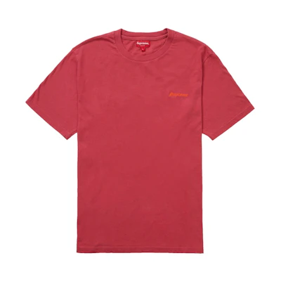 Supreme Washed S/S Tee Red