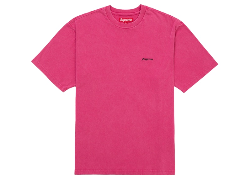 Buy Supreme Washed S/S Top (SS26) Pink