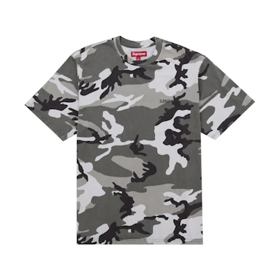 Supreme Washed S/S Top Snow Camo