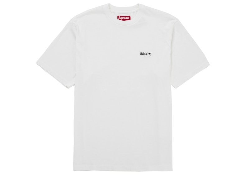 Supreme Washed S/S Top White