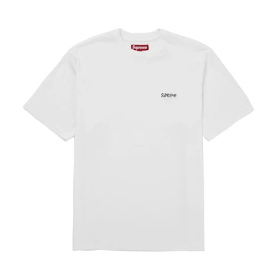 Supreme Washed S/S Top White