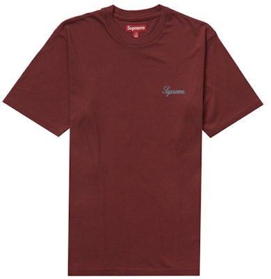 Supreme 水洗字体短袖上衣 (FW23) 红衣主教色 Buy Supreme 水洗字体短袖上衣 (FW23) 红衣主教色