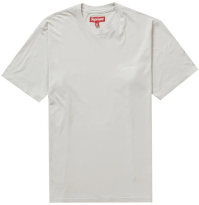 Supreme Washed Script S/S Top (FW23) Grey Buy Supreme Washed Script S/S Top (FW23) Grey