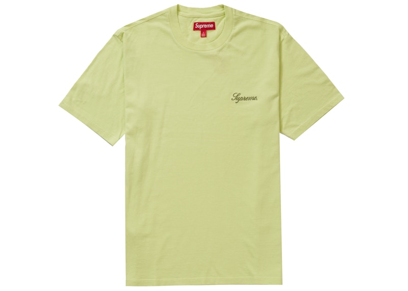 Supreme Washed Script S/S Top (FW23) Lime
