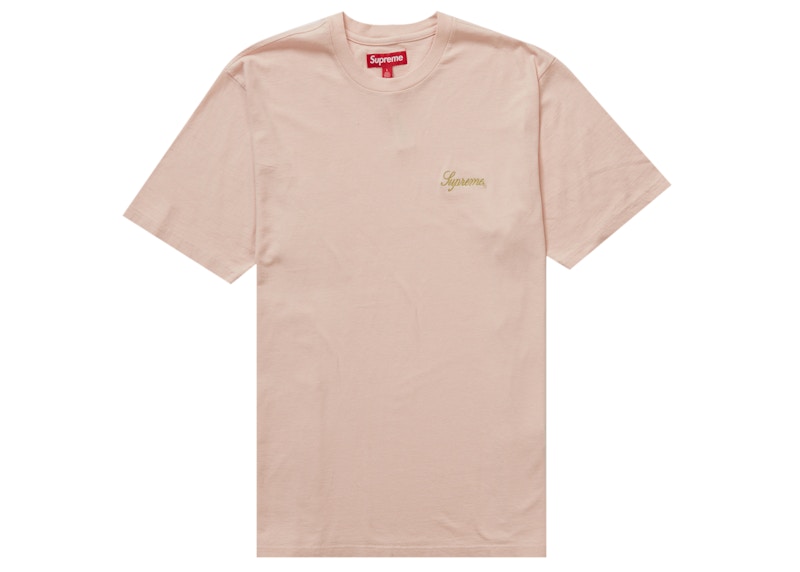 Supreme Washed Script S/S Top (FW23) Rose