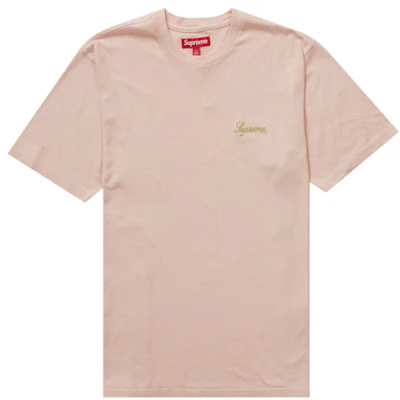 Supreme Washed Script S/S Top (FW23) Rose Buy Supreme Washed Script S/S Top (FW23) Rose