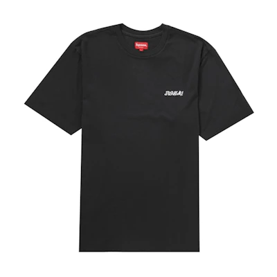 Supreme Washed Script S/S Top Black