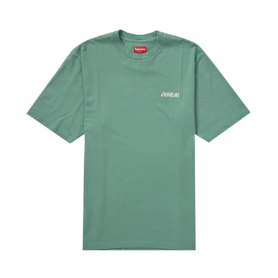 Supreme Washed Script S/S Top Sage