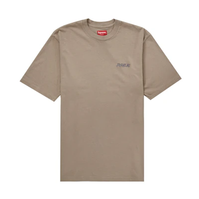 Supreme Washed Script S/S Top Tan