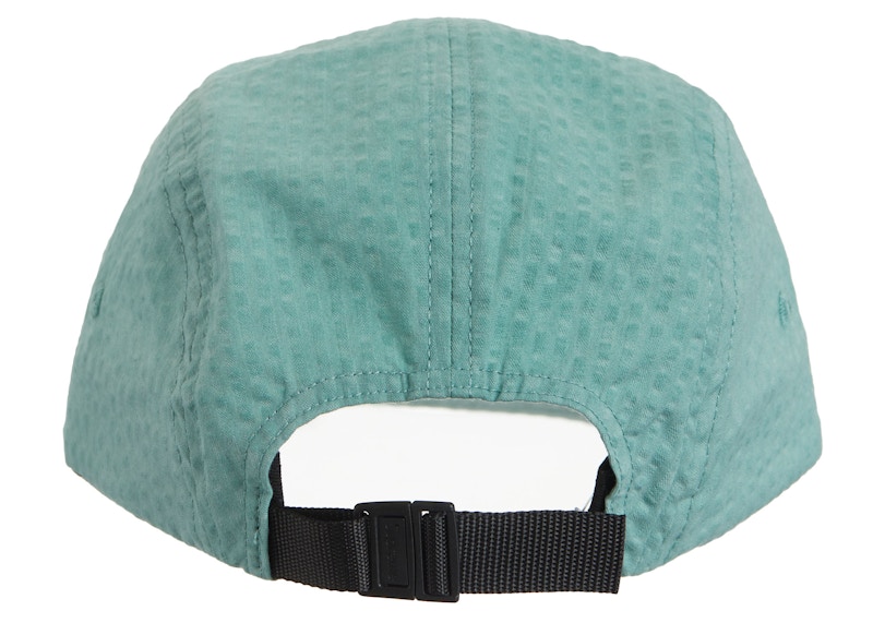Supreme Washed Seersucker Camp Cap Sage 圖 2