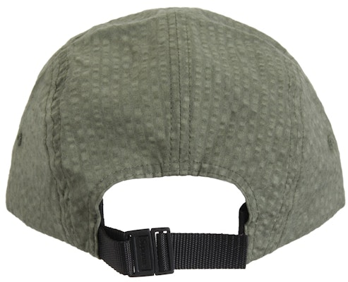 Supreme Washed Seersucker Camp Cap Taupe Topi Order Supreme Washed Seersucker Camp Cap Taupe Topi