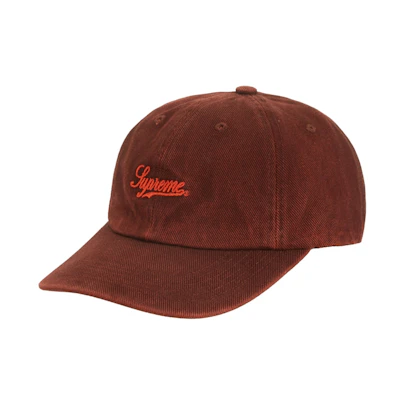 Supreme Washed Twill 6-Panel 'Brown'