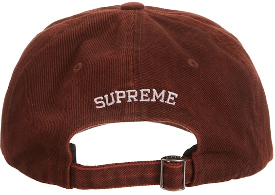 Supreme Washed Twill 6-Panel 'Brown' Order Supreme Washed Twill 6-Panel 'Brown'