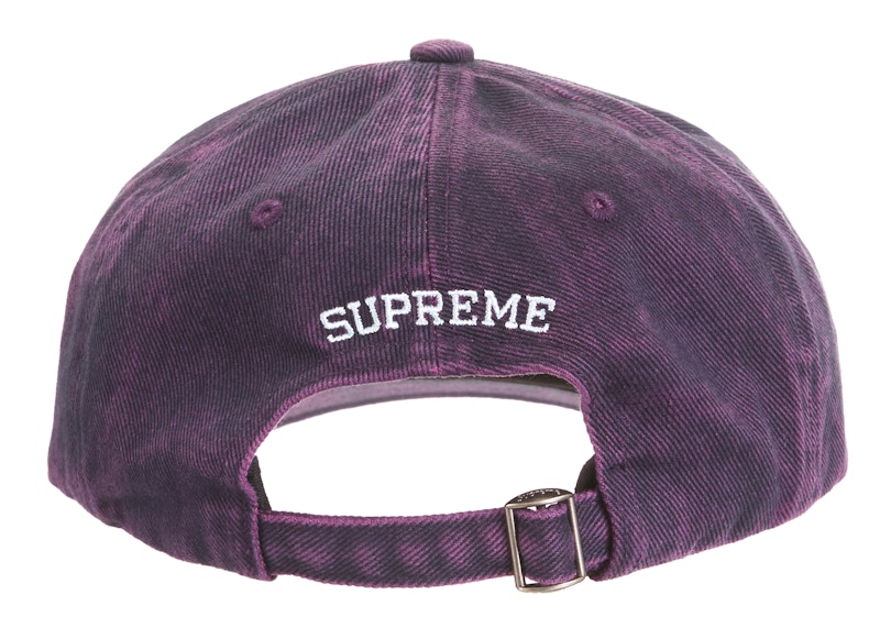 Order Supreme ウォッシュドツイル6パネル (パープル)
