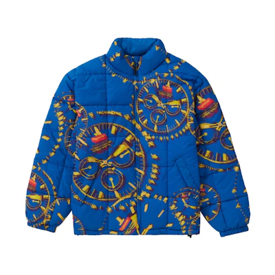 Supreme Watches Reversible Puffy Jacket Royal