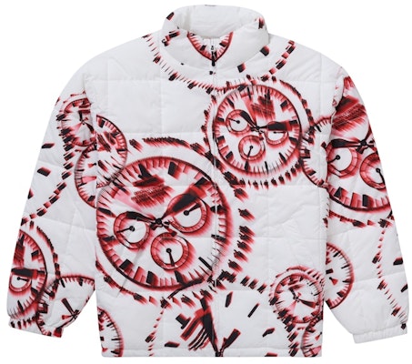 Supreme Watches Reversible Puffy Jacket White Buy Supreme Watches Reversible Puffy Jacket White