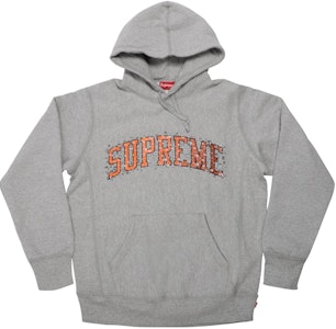 Supreme Water Arc Hoodie Abu-Abu Heather Buy Supreme Water Arc Hoodie Abu-Abu Heather