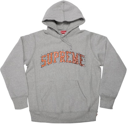 Supreme Water Arc Hooded Sweatshirt Heather Grey Buy Supreme Water Arc Hooded Sweatshirt Heather Grey