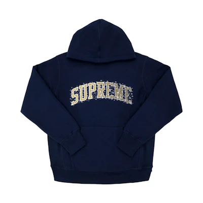 Supreme Water Arc Hooded Sweatshirt Navy