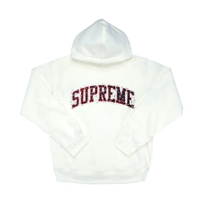 Supreme Water Arc Hooded Sweatshirt White