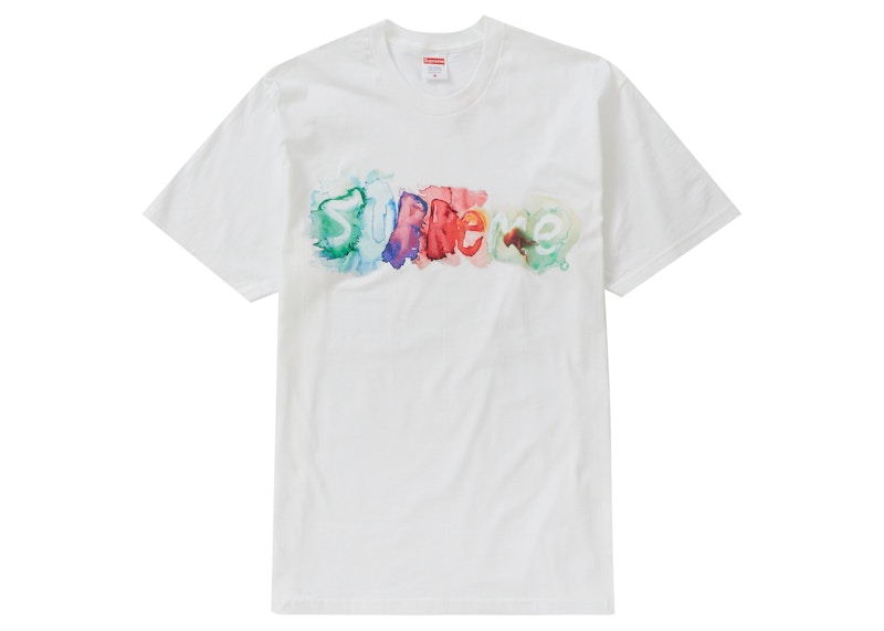 Buy Supreme Camiseta Acuarela Blanca