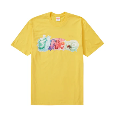 Supreme Watercolor Tee Yellow
