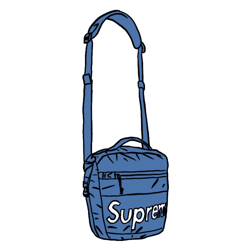 Supreme Waterproof Reflective Speckled Shoulder Bag Royal